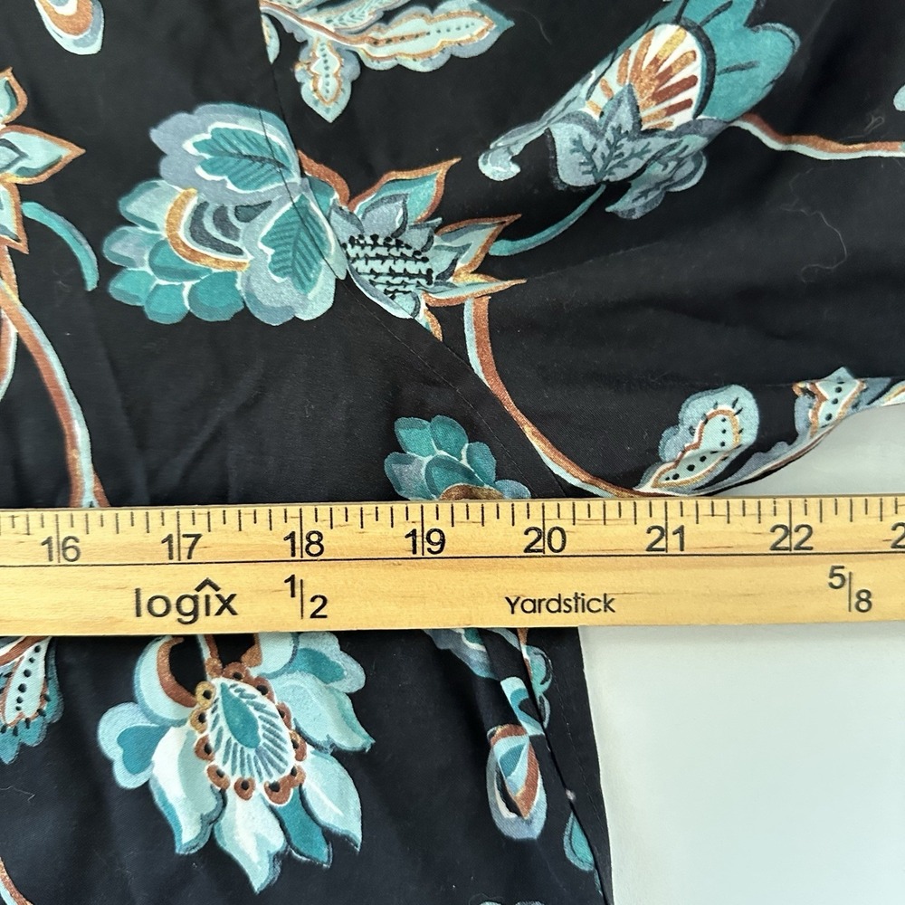 Chicos Womens Paisley Floral Button Up Size 1.5 / 10 Office Boho Feminine Career - Picture 7 of 9